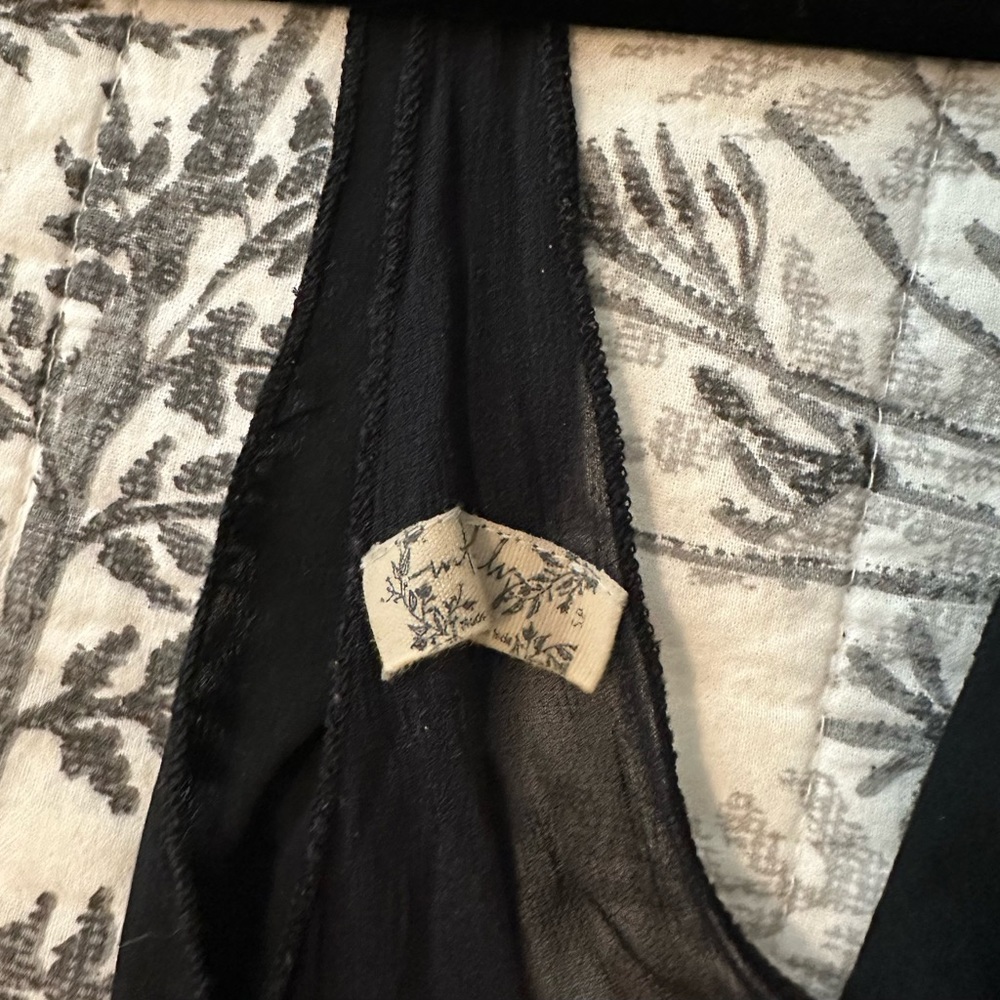 Free People Black Layered Tank - Picture 6 of 6